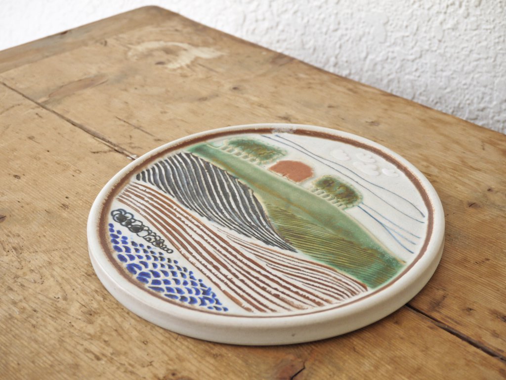 ۥʥߥå Hoganas Keramik ӥơ ƫ ceramic plate Brita Mellander-Jungermann ǥ 536/1500 ǥ 