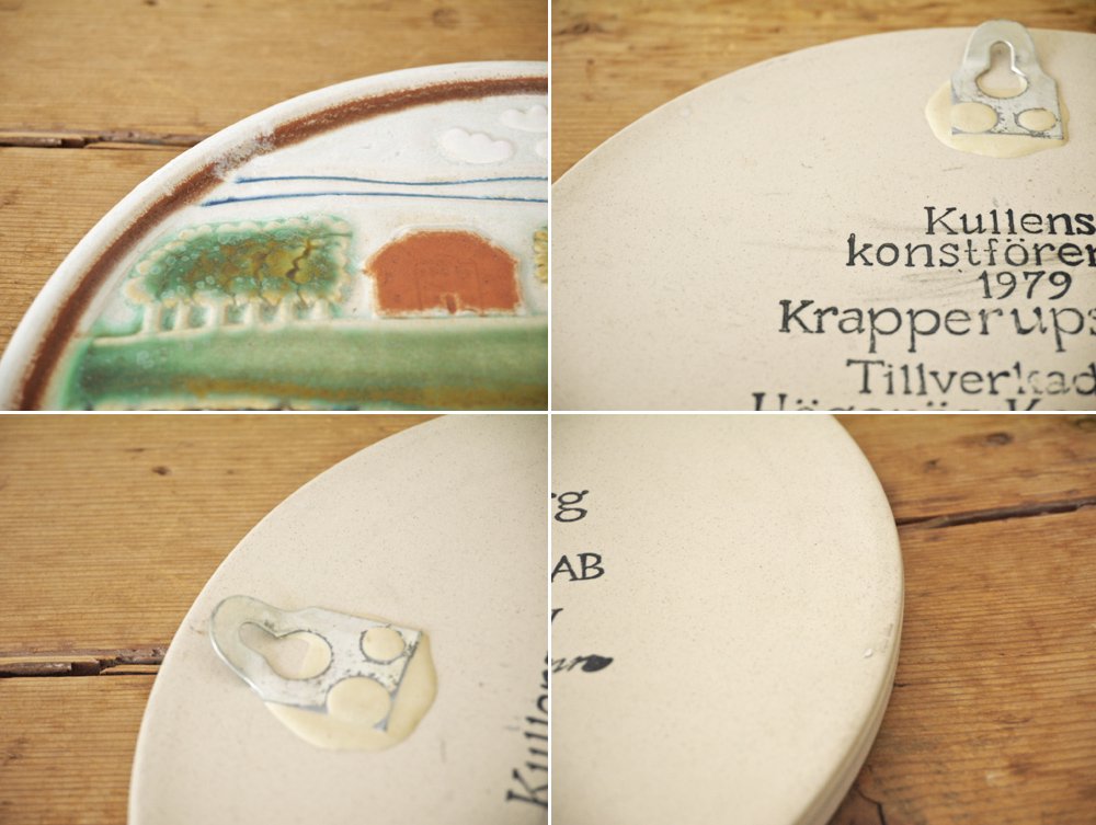 ۥʥߥå Hoganas Keramik ӥơ ƫ ceramic plate Brita Mellander-Jungermann ǥ 536/1500 ǥ 