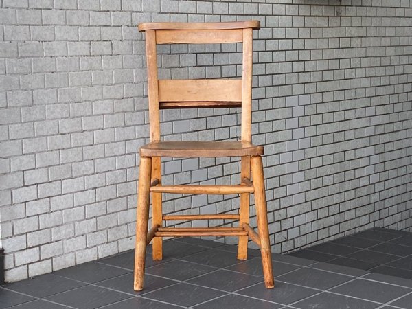 UKӥơ UK Vintage 㡼 Church Chair ˥󥰥  Х֥ܥå ѹȶ  