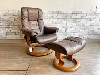 ͥ EKORNES ᥤե Mayfair ȥ쥹쥹 stressless ꥯ饤˥󥰥  åȥޥ 쥶 ֥饦 S ̲ Υ륦 
