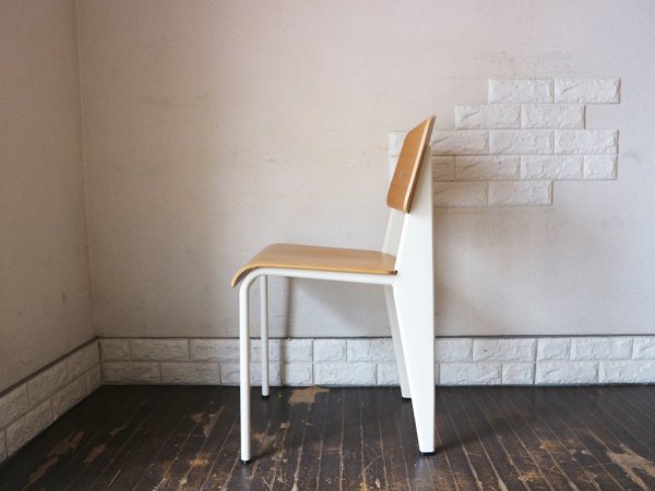 ヴィトラ vitra スタンダードチェア Standard chair ジャン プルーヴェ ナチュラルオーク × エクリュ ◎