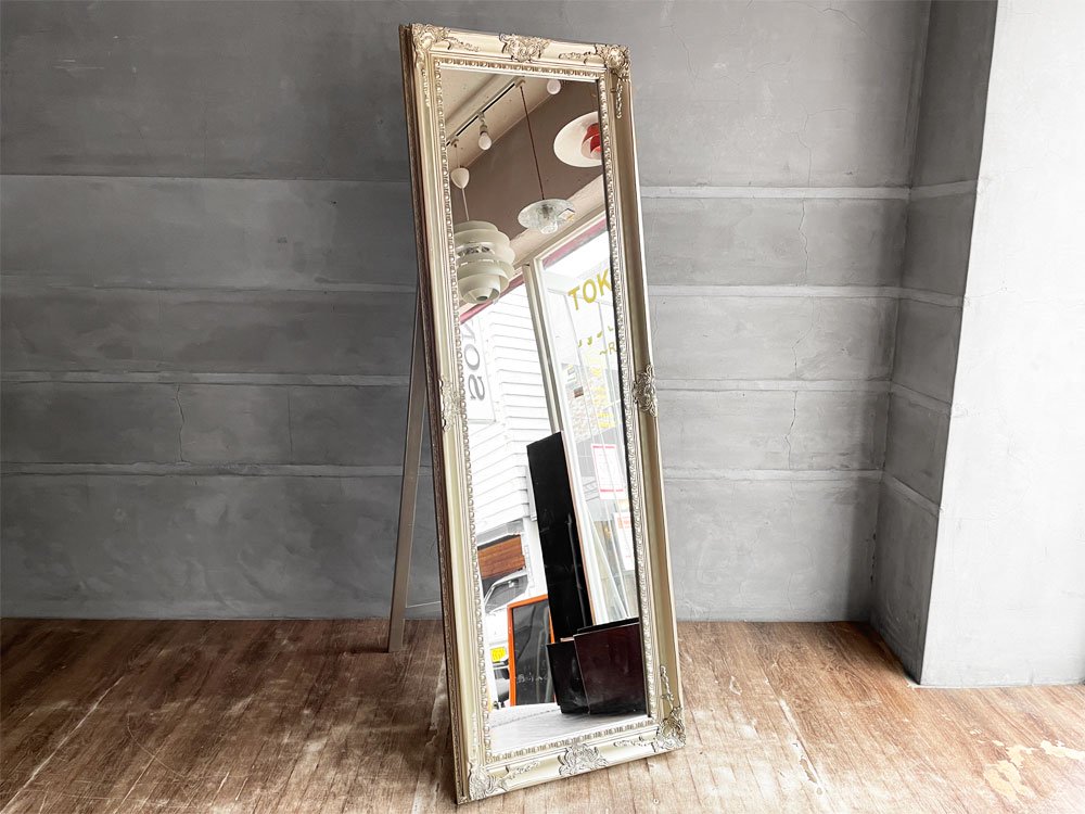 割れない鏡 折り畳み 全身 シルバー 姿見鏡 幅160×高さ80cm 1635 通販