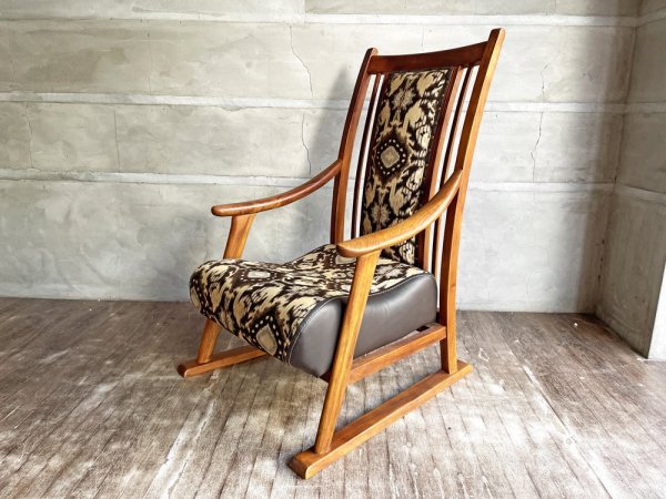 BC工房 工芸和椅子 NEW ラウンジチェア オットマン付き チーク無垢材 
