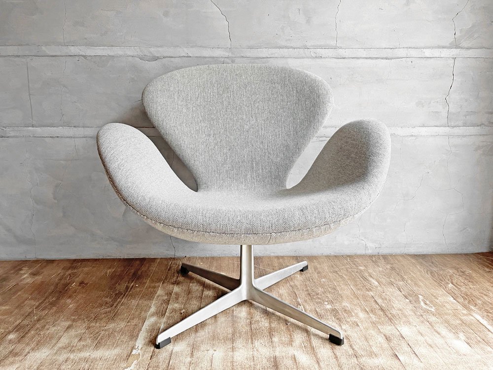 フリッツハンセン FritzHansen スワンチェア SWAN グレー マハラム生地