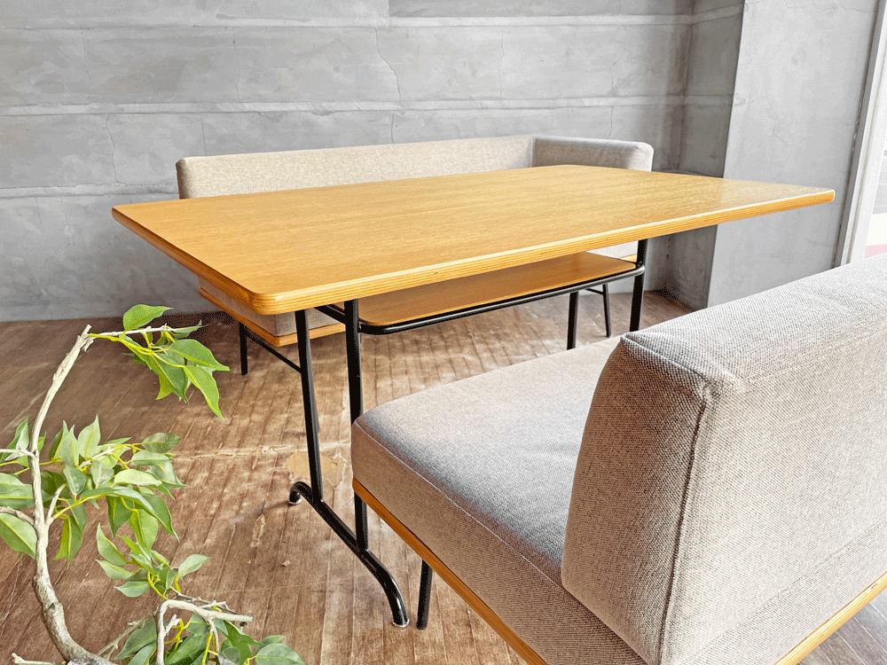 ウニコ ファニート オーク材 ダイニングテーブル LDテーブル 工業系