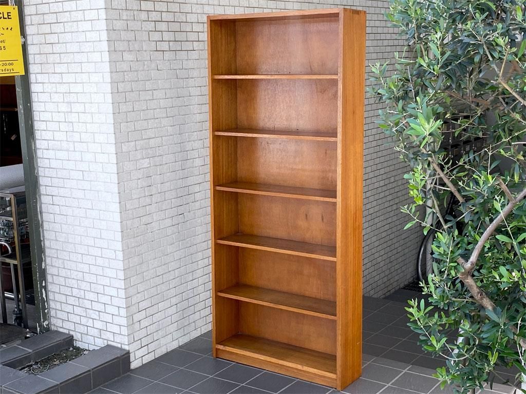 ジャパンビンテージ Japan Vintage ラワン 無垢材 ブックシェルフ 本棚 飾り棚 木味 Tokyo Recycle Imption 東京 世田谷のリサイクルショップ デザイナーズ 北欧家具の販売 買取