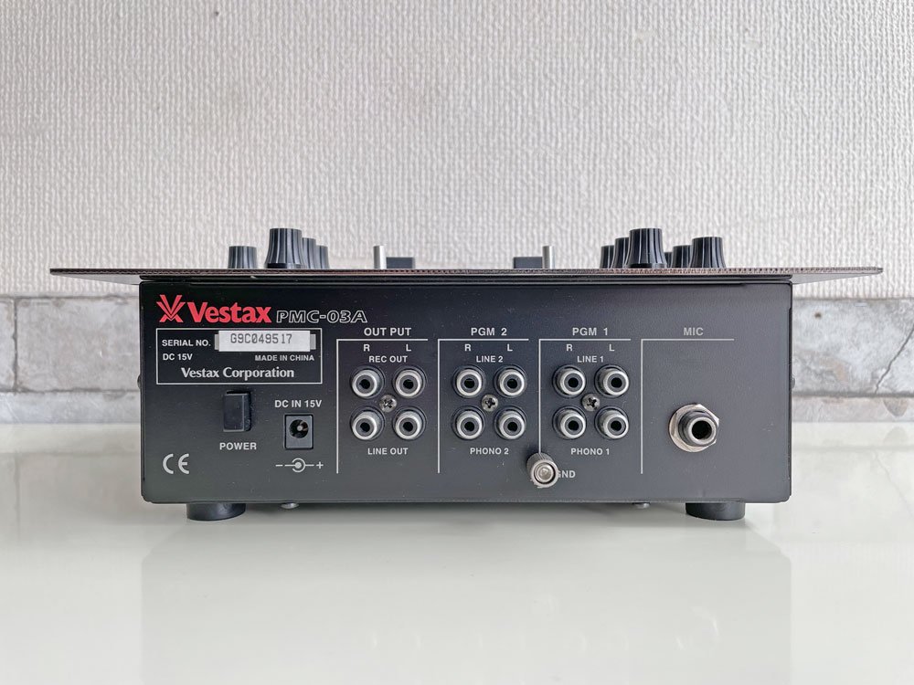 ベスタクス VESTAX DJミキサー PMC-03A 2chミキサー オーディオ DJ機材