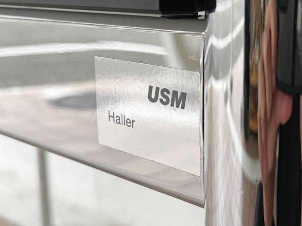 USMϥ顼 USM Haller ⥸顼ե˥㡼 Modular Furniture ϥ顼ơ֥ W125 ۥ磻ȥߥ͡ŷ 