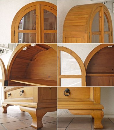 եȥե˥㡼 Craft furniture ̵ ꥪ 饹 2ɥ åץܡ ӥͥå W89.5cm 