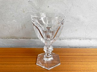 バカラ Baccarat アルクール Harcourt ワイングラス クリスタルガラス フランス 13.5cm B♪