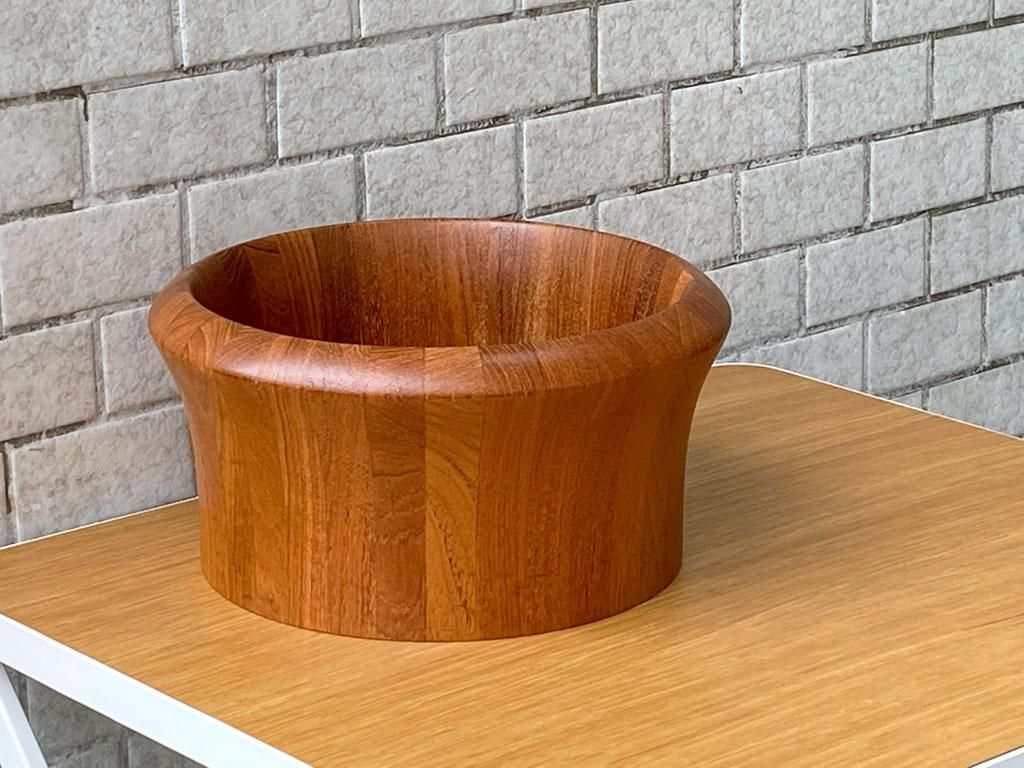 Digsmed 木製ボウル/北欧雑貨/北欧ビンテージ/チーク材