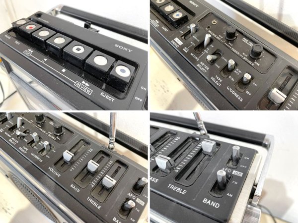 ˡ SONY 1980 饸 FM-AM RADIO CASSETTE-CORDER CF-1980 MIC IN MATIC Ư ¥ȥ  