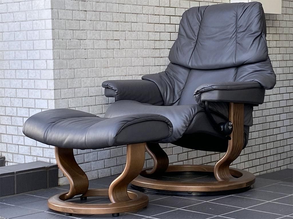 日本初の エコーネス EKORNES ストレスレスチェア レノ S 一般