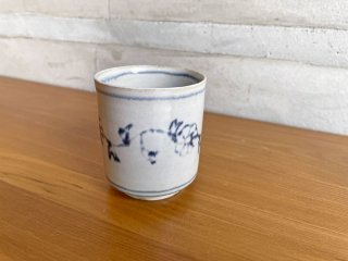 田村文宏 安南湯呑 茶杯 食器 Φ6.5cm 現代作家 ♪
