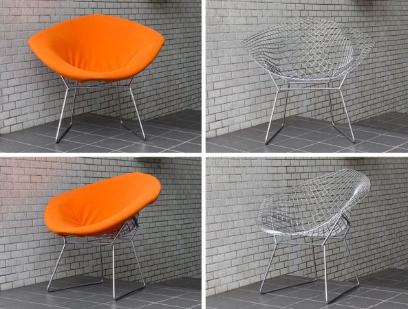 Υ Knoll ɥ Diamond Chair ե륫С  ϥ꡼ ٥ȥ Harry Bertoia ߥåɥ꡼ 