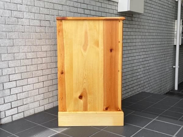 ウッドハウスコッド WOOD HOUSE COD ミニチェスト パイン無垢材 3段