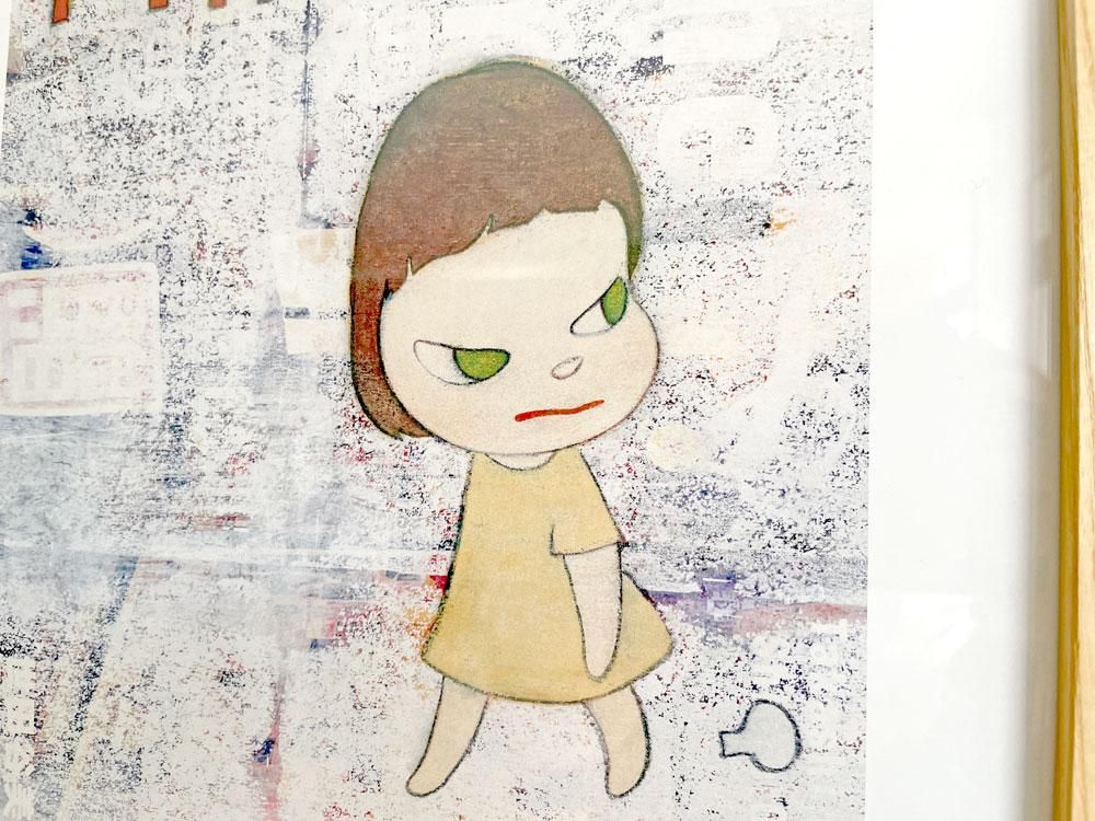 奈良美智 Yoshitomo Nara OH! MY GOD! I MISS YOU ポスター 額装品 30 ...