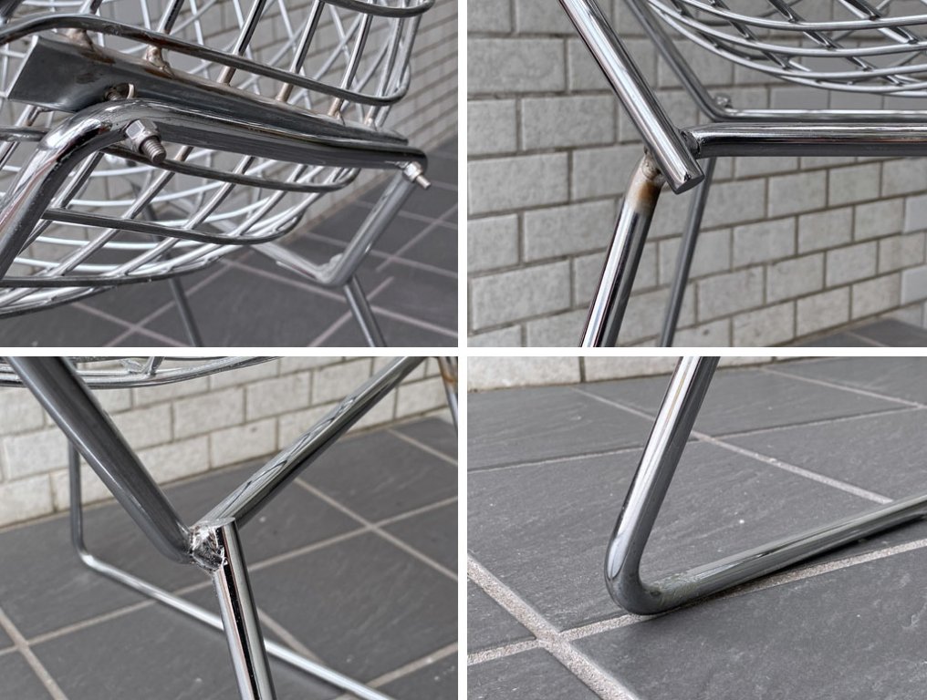 Υ Knoll ɥ Diamond Chair ե륫С PVC쥶 ϥ꡼ ٥ȥ Harry Bertoia ߥåɥ꡼ 