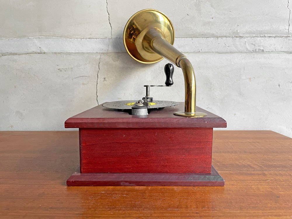 THORENS ȡ GRAMOPHONE MUSIC BOX ե ߥ塼åܥå ǥ르 4.5in ǥդ  ӥơ 