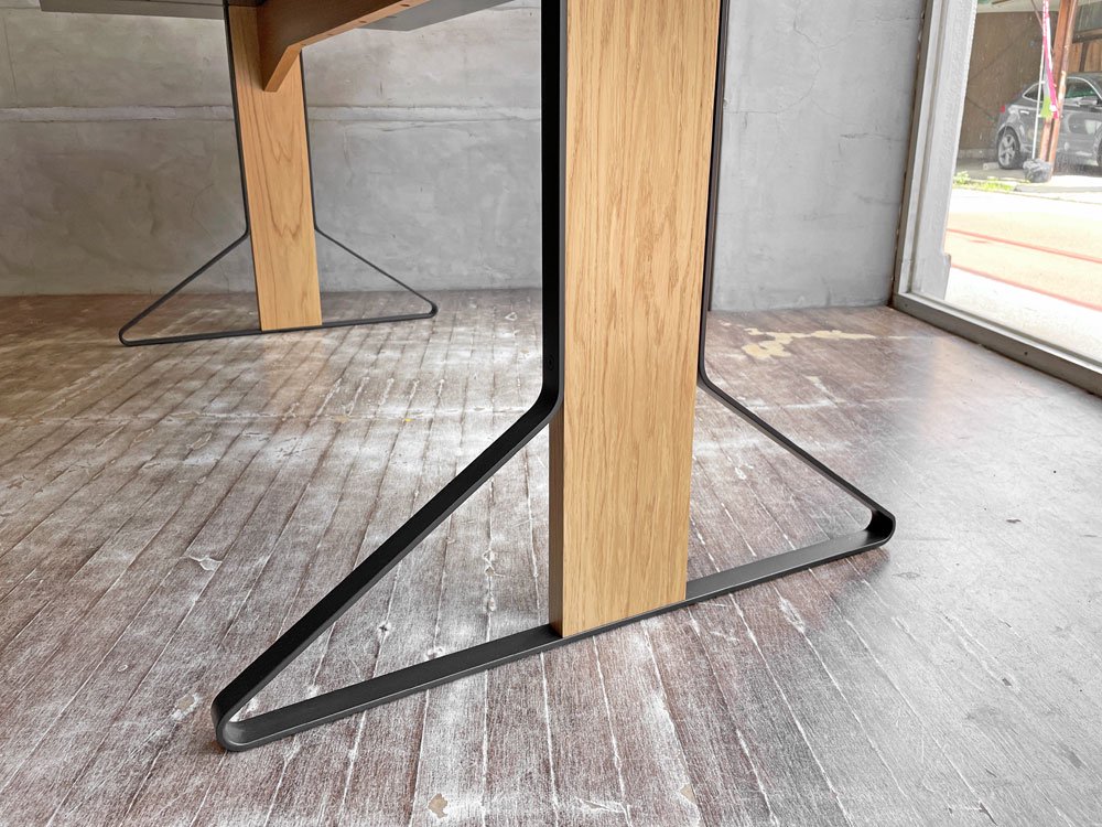 アルテック Artek カアリテーブル KAARI TABLE REB001 ブラックリノリウム天板 ナチュラルオーク ダイニングテーブル オフィステーブル W200 定価 ￥334,400- ♪