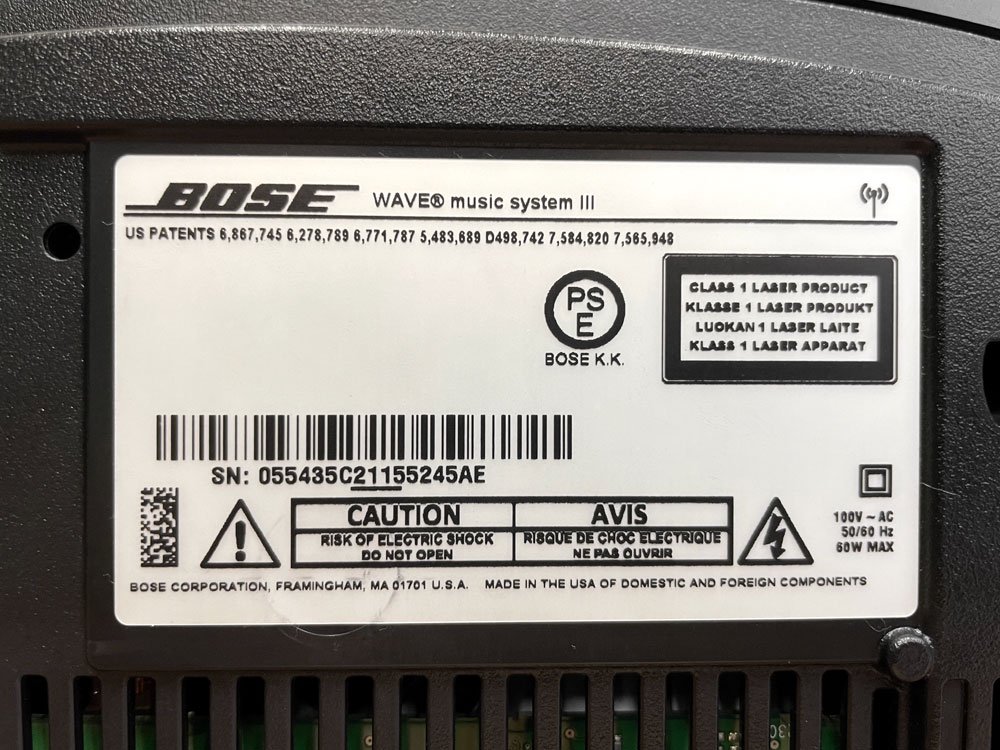 ܡ BOSE ֥ߥ塼åƥ? Wave music system III եȥ졼 Bluetooth Music Adapterդ 57,120 