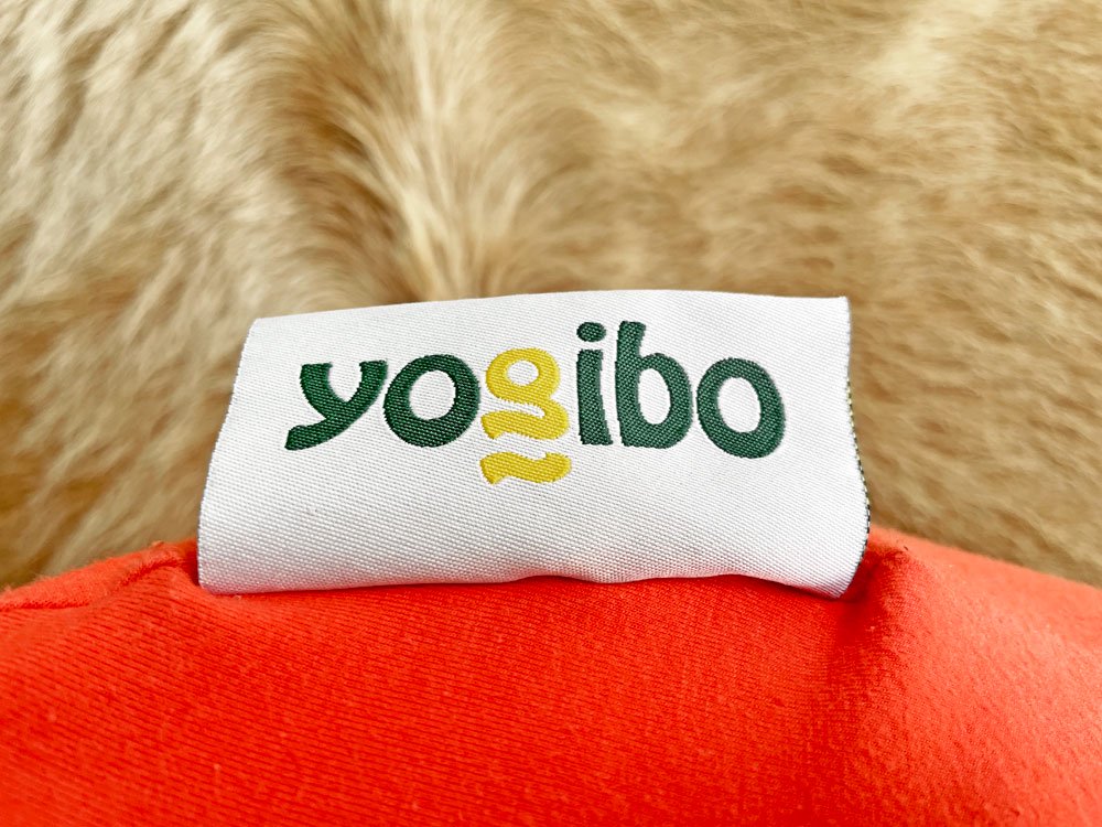 ヨギボー yogibo サポート Support ビーズソファ ビーズクッション クッション 背もたれ&肘置き キャロット 定価￥15,290- ●