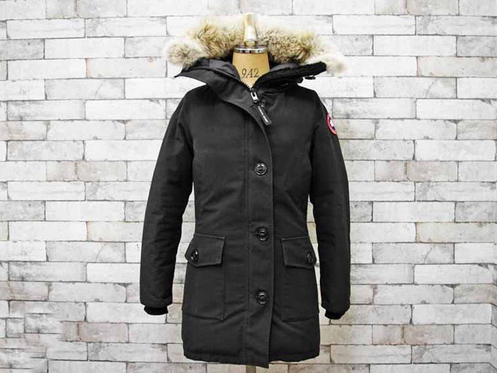 カナダグース CANADA GOOSE ブロンテパーカ BRONTE PARKA ブラック S 直販特価 sサイズ ブラック カナダグースBRONTE(ブロンテ) ダウンジャケット