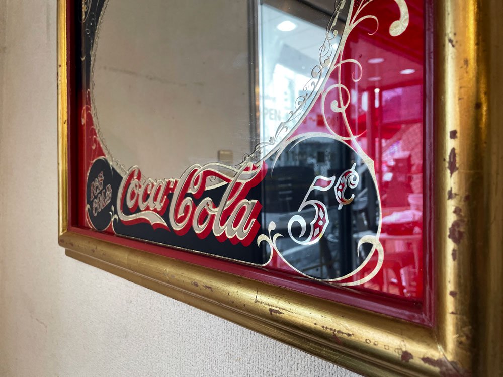  Coca Cola ѥ֥ߥ顼 ߥ顼  6050cm ե졼 ɥڥ Ź޽ ӥơ Vintage 