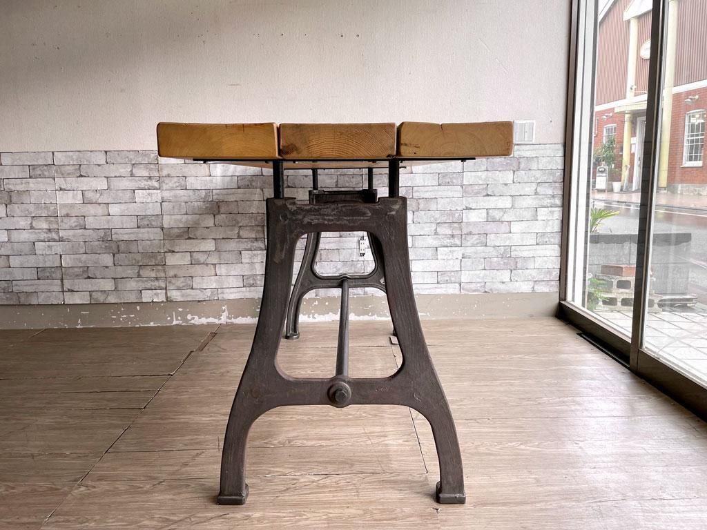 新品】アイアンレッグ 鉄脚 ベンチ (鋳物製) ヴィンテージ加工
