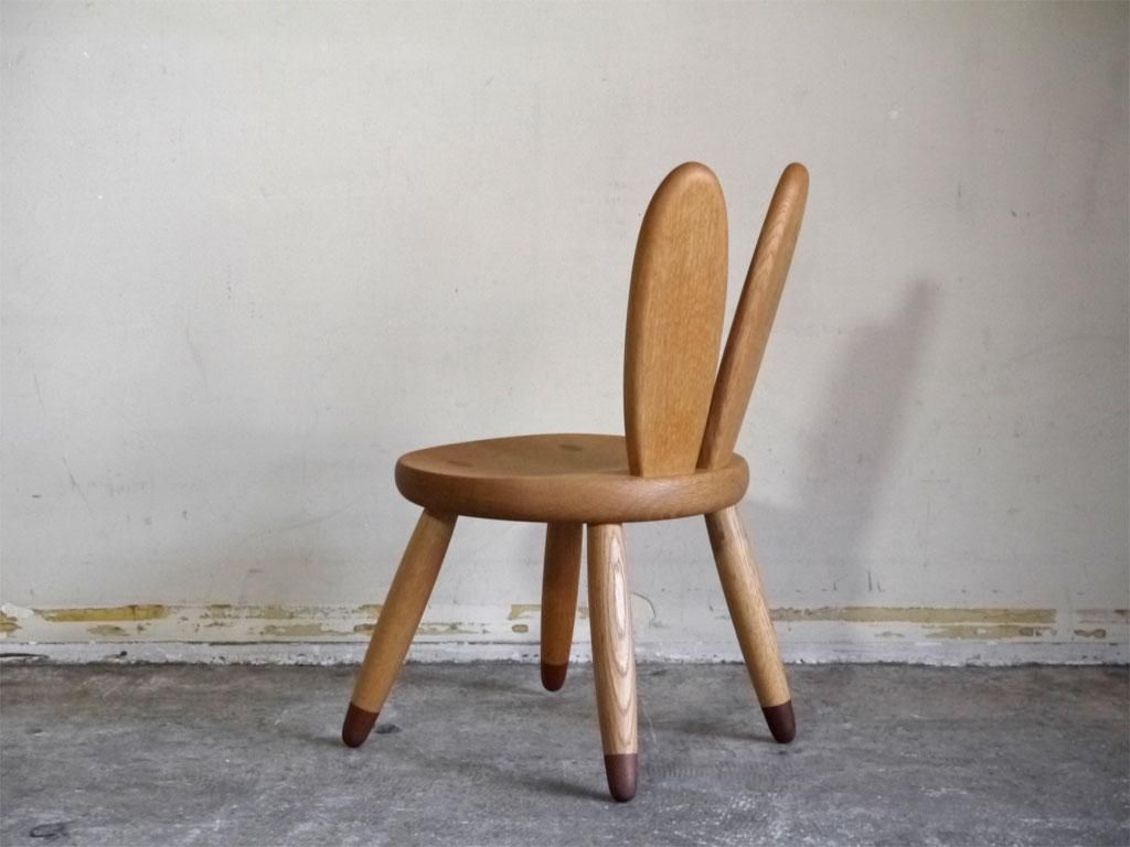 80/20クロス 中村好文 うさぎ椅子 LAPIN ラパン 白/黒 2脚セット