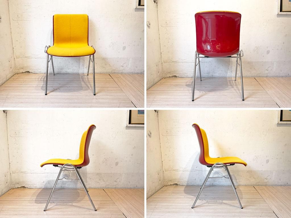 コトブキ KOTOBUKI 柳宗理 FRP サイドチェア 別注 レッドシェル