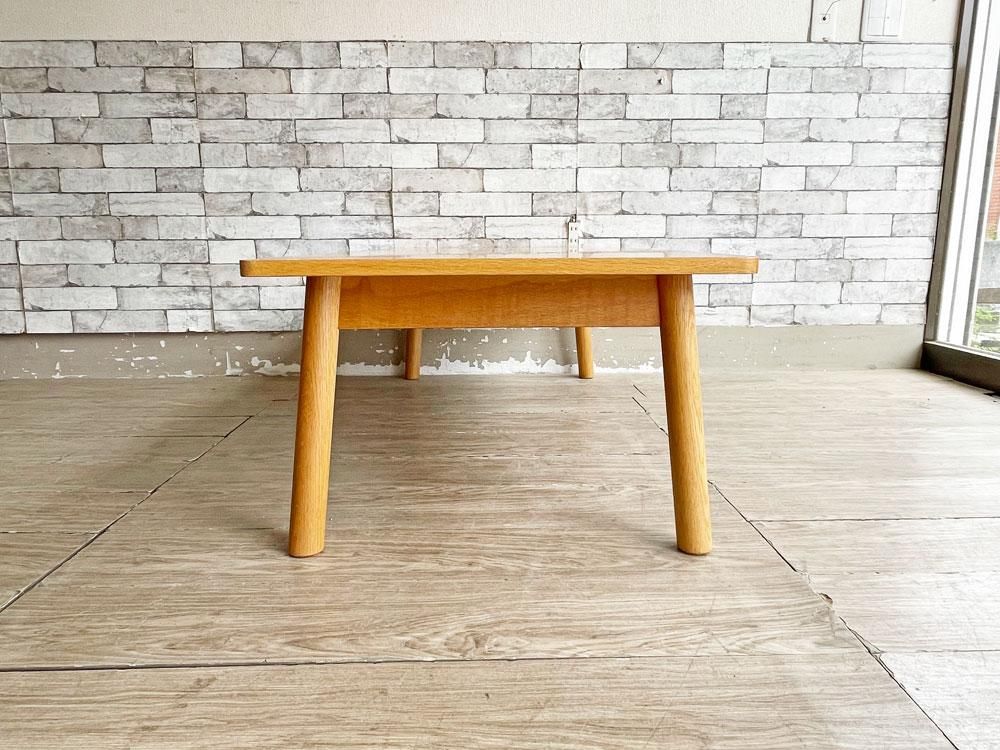 無印良品 MUJI『 オーク材ラウンジテーブル1 』 W120 ローテーブル