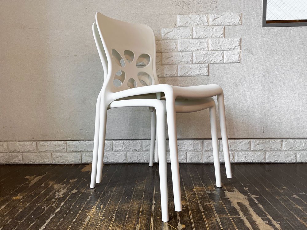 ꥬꥹ Calligaris ͥ NEON Chair å󥰥 ۥ磻 2ӥå ݥץԥ  ꥢ ǥ 