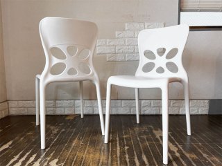 ꥬꥹ Calligaris ͥ NEON Chair å󥰥 ۥ磻 2ӥå ݥץԥ  ꥢ ǥ 