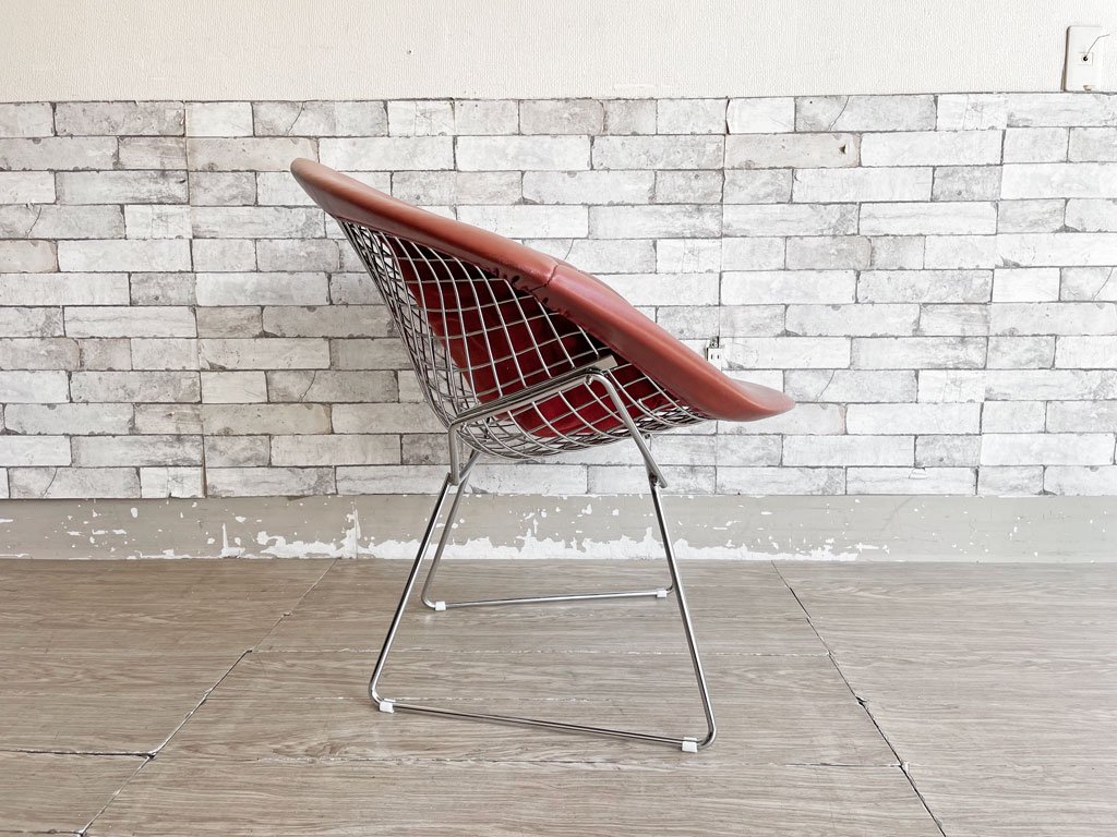 Υ Knoll ɥ Diamond Chair ե륫С PVC쥶 ֥饦 ϥ꡼ ٥ȥ ߥåɥ꡼ A  