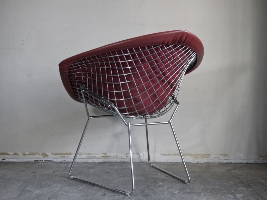 Υ Knoll ɥ Diamond Chair ե륫С PVC쥶 ϥ꡼ ٥ȥ Harry Bertoia ߥåɥ꡼ 