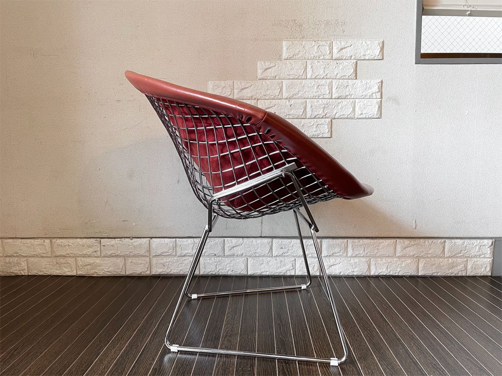 Υ Knoll ɥ Diamond Chair ե륫С PVC쥶 ϥ꡼٥ȥ Harry Bertoia ߥåɥ꡼ 