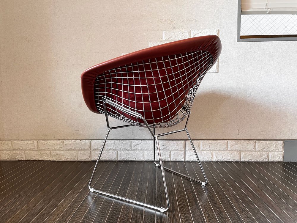 Υ Knoll ɥ Diamond Chair ե륫С PVC쥶 ϥ꡼٥ȥ Harry Bertoia ߥåɥ꡼ 