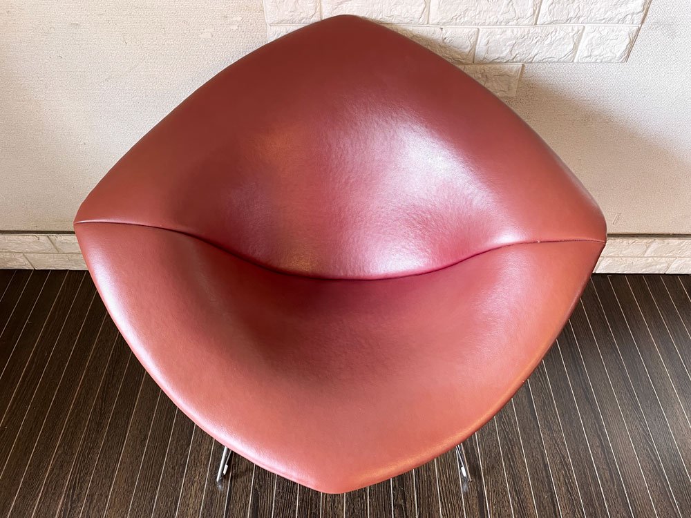Υ Knoll ɥ Diamond Chair ե륫С PVC쥶 ϥ꡼٥ȥ Harry Bertoia ߥåɥ꡼ 