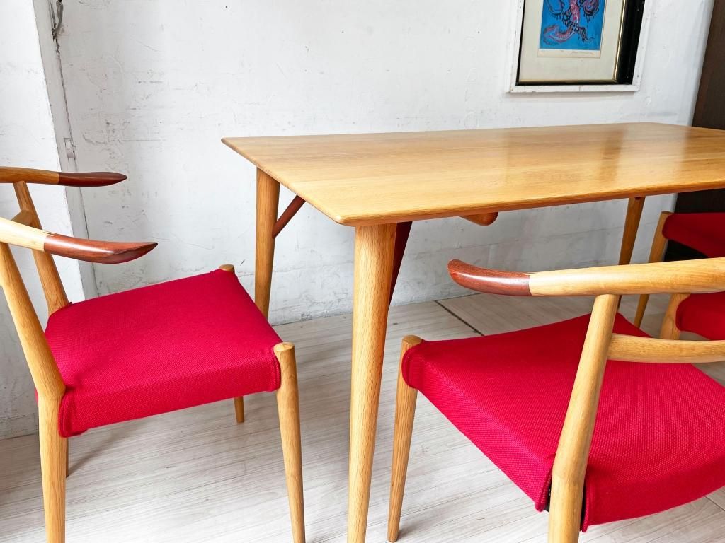 日進木工 ホワイトウッドチェア2脚