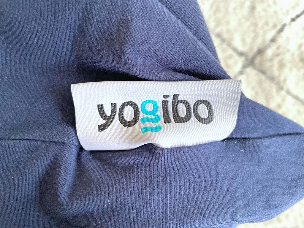 ヨギボー yogibo ミディ midi ビーズクッション ソファ ネイビーブルー 定価￥32,780- ●