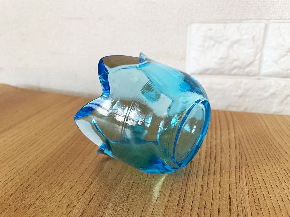 イッタラ iittala チューリップ TULIP ガラスキャンドルホルダー ライトブルー Lサイズ ヨルマ・ヴェンノラ Jorma Vennola  フィンランド 北欧雑貨 廃番 ◎ - TOKYO RECYCLE imption | 東京・世田谷のリサイクルショップ 