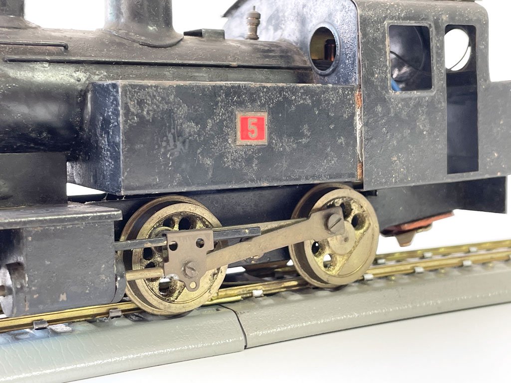 鉄道模型 B型タンク式蒸気機関車 Oゲージ 交流三線式 金属製 小型蒸気 