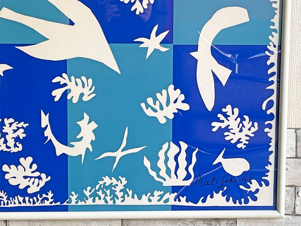 ꡦޥƥ Henri Matisse ݥͥγ Polynésie, la mer ȥե졼 륯꡼ 12480 ե  եӥ 