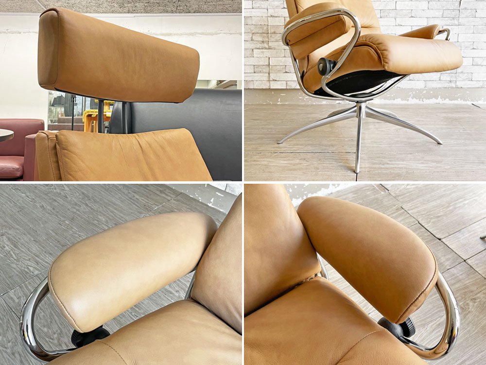 ͥ EKORNES ȥ쥹쥹 stressless ȡ硼 Tokyo ١ ꥯ饤˥󥰥 åȥޥդ 쥶 ̲ Υ륦  