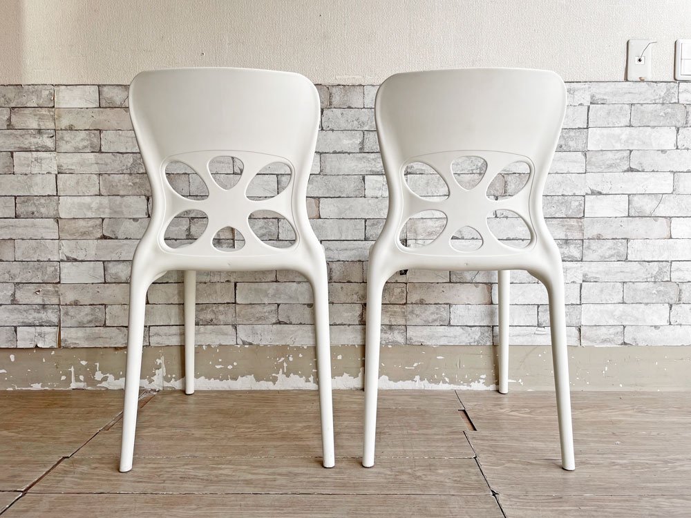 ꥬꥹ Calligaris ͥ NEON Chair å󥰥 2ӥå ݥץԥ ۥ磻  ꥢ ǥ A 