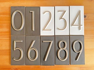 ҡߥå Heath Ceramics ϥʥС House Numbers Υȥ Neutra ƫ 쥤 10祻å ֥åۥ磻 Ȣդ ꥫ 