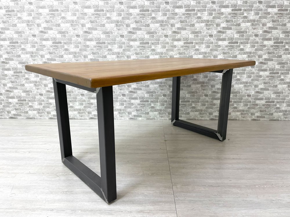 中目黒購入 アイアンテーブル 北欧 ベンチ 無垢材 ジャーナルスタンダード 木製925×36×高さ505cm