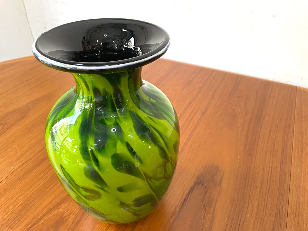 カメイガラス KAMEI GLASS OSAKA フラワーベース 花瓶 ガラス花器 ...