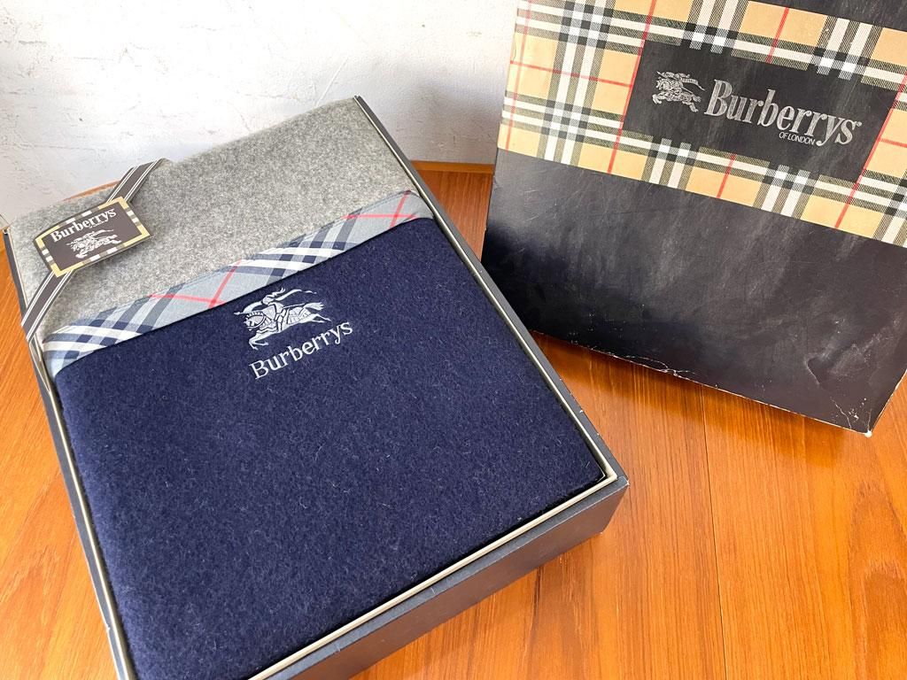 バーバリー BURBERRY トラディション ウール100% ブランケット 毛布